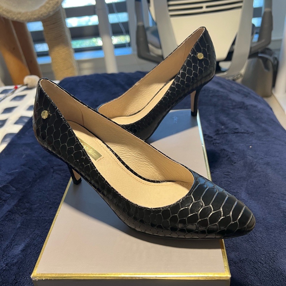 New Louise et Cie Federica Pump Black Sz 7M